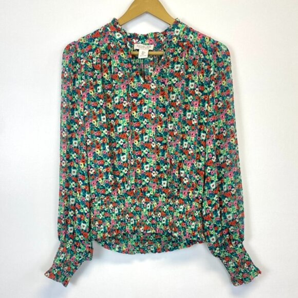 Rachel Zoe Floral Cottage core Blouse - Picture 1 of 15